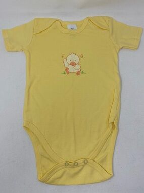 Yellow Duck Graphic Baby One-Piece Size 86/92 - Unbranded